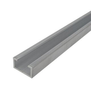 Alu C-Schiene Für Sicherheitskontaktleiste 35/55 und 35/85 (je lfm) 3 m 50 cm