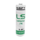 Saft LS 14500 - AA / Mignon - 2600 mAh - Lithium 3,6V Batterie