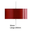 Reflektierendes Warnband "Rot" 200 x 50mm